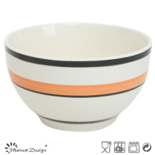 Simply Design Hand Painting with Strip Bowl